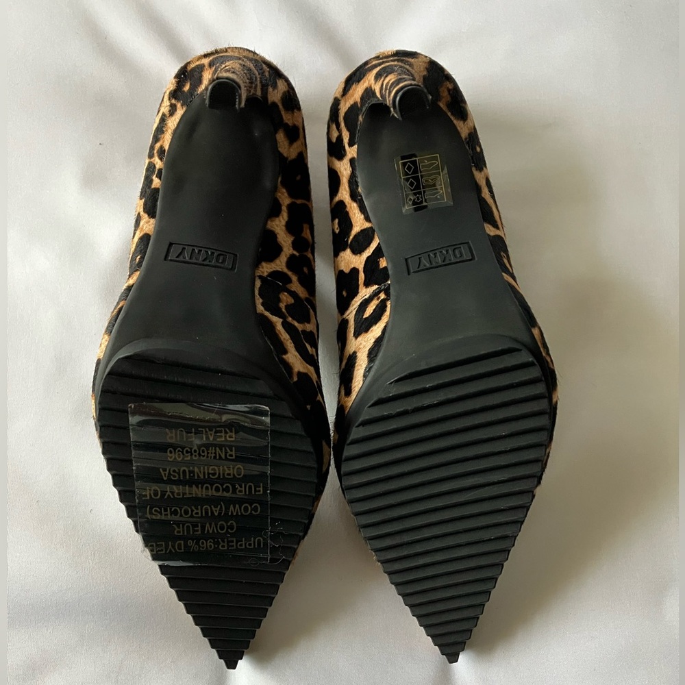 DKNY Women’s Carisa Slip-on Leopard Classic Pointed Toe Pump - Picture 11 of 15
